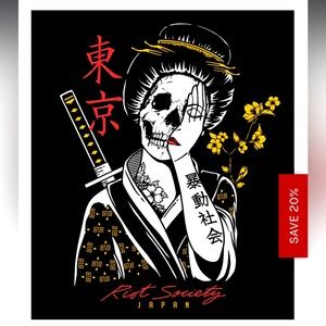 Riot Society Geisha Shame long sleeve t shirt